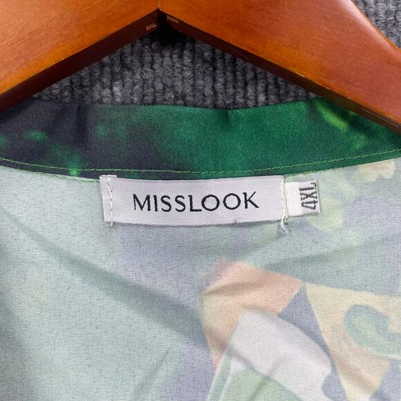 Misslook Button Up St. Patrick's Day Drunken Skeleton Shirt Men's 4XL Green Fun - Picture 4 of 10